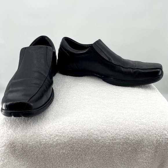Cole Haan Men\'s Black Slip-On Square Toe Dress Loafers Size 10.5
